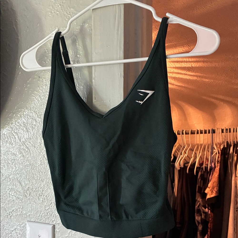 Gymshark VITAL MIDI TANK Woodland Green
